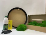 Sada pro výrobu kulatého obrazu z mechu – kuličkový mech