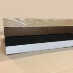 vzorky barev čtvercových a obdélníkových dřevěných rámů